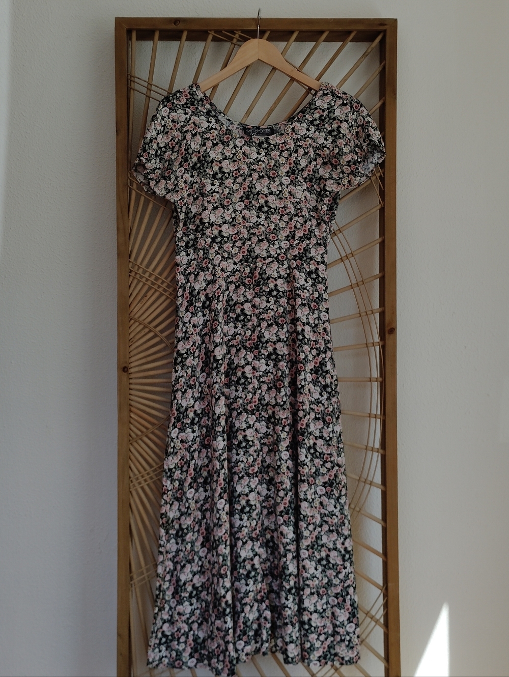 Vintage All That Jazz Floral Maxi Dress - Picture 3 of 11